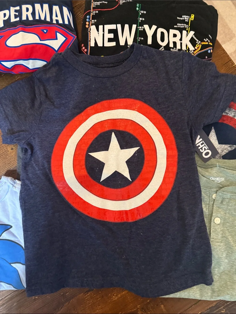 Lot of 8 boys t-shirts, size XS